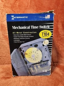 Intermatic T104 Mechanische Zeitschaltuhr 40 Amp. 208-277v DPST.  - Bild 1 von 11