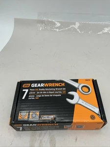 Gearwrench Stubby Combination Ratcheting Metric Wrench 7 Piece Set 9507D - Picture 1 of 2
