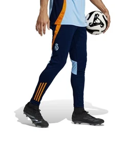 Real Madrid Adidas Pantaloni tuta allenamento Blu 2024 25 Tiro 24 Training - Foto 1 di 12