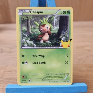 Chespin 6/25 McDonalds 25th Anniversary Promo Pokemon Karte Non Holo - Bild 1 von 2