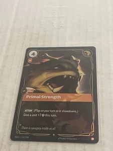 Primal Strength League Of Legends Riftbound TCG Foil 154/298 - Bild 1 von 2