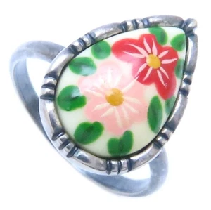 Anello ANNA SUI placcato argento floreale misura 5,25 /293547 - Foto 1 di 6