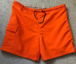 Tommy Hilfiger Herren Medium Wende Badeshorts W32 Paisleymuster / Orange - Bild 1 von 17