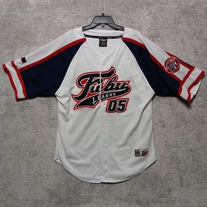 Vintage Y2K Fubu League 05 The Collection Hip Hop Mens Large Short Sleeve Jersey - Picture 1 of 11