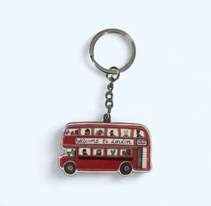Portachiavi autobus rosso The British Museum in metallo - Foto 1 di 2