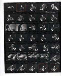 '60 Pete Seeger Newport Folk Fest Singer Original Gahr Contact Sheet Photo A386 - Picture 1 of 2