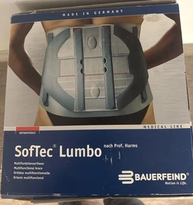 Bauerfeind SofTec Lumbo Rückenbandage - Größe 3 (L/XL) 41 3/8-47 1/4 Hüftumfang - Bild 1 von 6