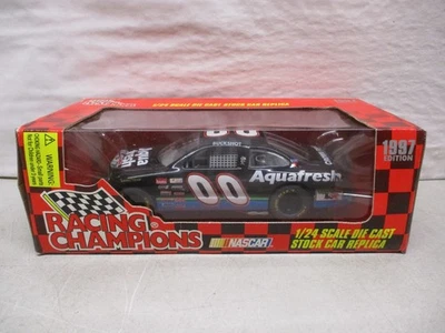 1997 Racing Champions Buckshot Jones Aquafresh 1/24 Autographed - Image 1 of 3