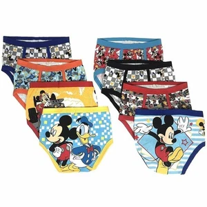 Boys Character Underwear 8-Pack Sizes 2T/3T, 4T, 4, 6, 8 Mickey, Blaze, Blippi - Picture 1 of 8