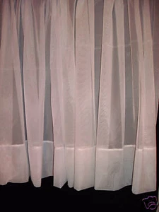 EINFACHE VOILE NETZVORHÄNGE BLEIGEWICHT/UMSCHLAGBASIS - Bild 1 von 5