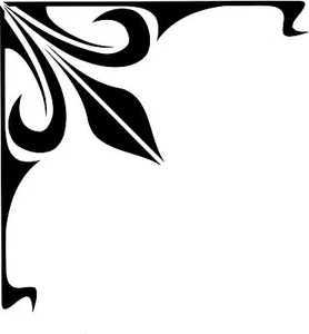 GRAPHIC SCROLL PINSTRIPING DECAL CORNER SCROLL - Bild 1 von 1