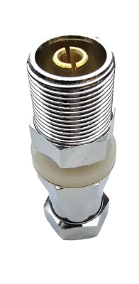 Workman Dual Hex SM1 SO-239 Stud Mount for CB Radio 3/8" x 24 Thread Antenna - Image 1 of 3