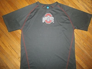 OHIO STATE BUCKEYE PERFORMANCE SHIRT Athletic Sport Workout Fitness Training Gym - Picture 1 of 2