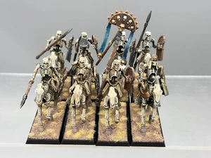 GW WFB - Il Vecchio Mondo Tomba Re di Khemri Scheletro Cavalieri x 8 dipinto - Foto 1 di 4