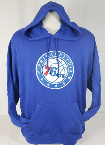 Brand New Majestic Men's NBA Philadelphia 76ers Hooded Sweater - L Cover