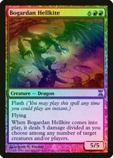 Bogardan Hellkite FOIL Time Spiral HEAVILY PLD Red Rare MAGIC MTG CARD ABUGames