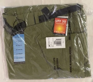 "NUEVO Arctix Hombre Cliff Convertible Pantalón de Trail, Oliva, 4X-Grande/Entrepierna 36", UPF50 - Imagen 1 de 12