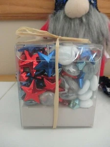 NIB PIER 1 Patriotic 4th of July Decorative Gem Mix Table Scatter,Red White Blue - Picture 1 of 2