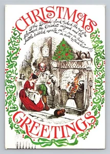 Christmas Greetings Cricket on the Hearth 7944 Postcard - Imagen 1 de 2