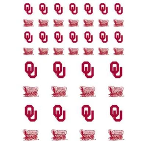 Oklahoma Sooners Small Sticker Sheet - 2 Sheets - Picture 1 of 1