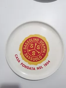 VASSOIO SASSOLINO STAMPA SASSUOLO VINTAGE MODERNARIATO PUBBLICITARIO - Foto 1 di 4
