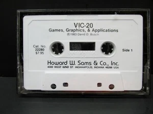VIC-20: Games, Graphics & Applications, Cassette, Howard W. Sams & Co. 1983, NEW - Picture 1 of 6