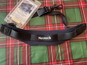 Neotech Swivel Hook Soft Sax Saxophone Strap Black Regular Made in USA - Picture 1 of 2