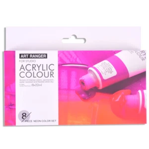Art Ranger Acrylic Colour Neon Set (8 x 22ml) - Picture 1 of 3