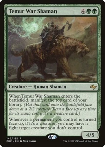 Played MTG Temur War Shaman Fate Reforged FRF R 142 - Picture 1 of 1
