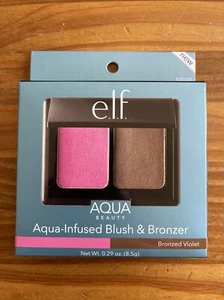 e.l.f. Aqua Beauty Aqua - Infused Blush & Bronzer With Mirror Vitamin E elf - Picture 1 of 3