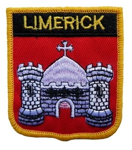 Limerick Ireland Shield Embroidered Patch - Picture 1 of 3