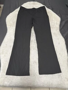 Giorgio Armani Women’s Gray Wool Dress Pants EU 48 US 34x33 Side Zip - Picture 1 of 10