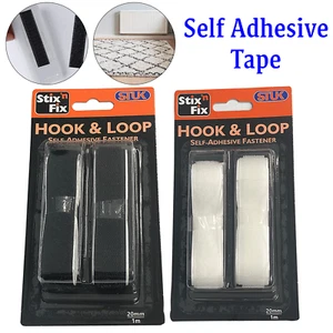 Selbstklebendes Klebeband Stix'n'Fix Klettverschluss selbstklebend hinterlegt 20 mm Breite - Bild 1 von 15