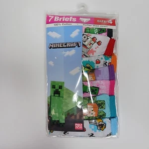 Minecraft Girls Breif Underwear Size 4 - Picture 1 of 3