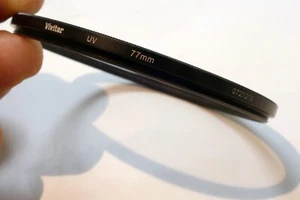Vivitar 77mm UV Filter low slim profile for wide angle lenses - Picture 1 of 8