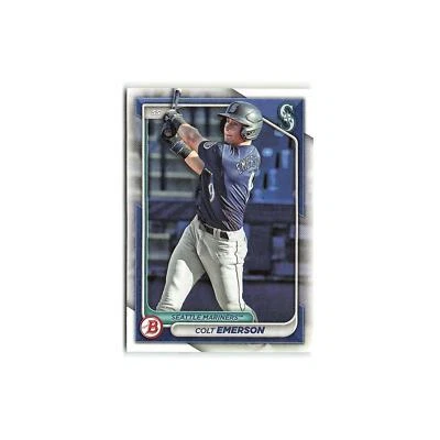 Colt Emerson 2024 Bowman Prospects #BP-10 Seattle Mariners Baseball Card NM - Image 1 of 3