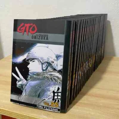Great Teacher Onizuka GTO Manga Half/Full Set Volume 1-25 English Version Comic - Image 1 of 4