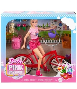 BARBIE SA BICYCLE AND ACCESSORIES MATTEL NEW - Picture 1 of 8