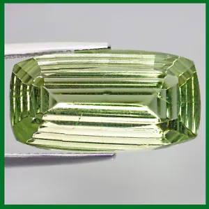 Cojín alegre de 11,00 quilates (20 x 10 mm) gemas de amatista verde natural (prasiolita) - Imagen 1 de 5