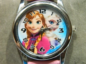 Frozen wristwatch light pink band  - Picture 1 of 6