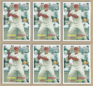 Lote de (6) Topps Heritage 2006 EDGARDO ALFONZO #208 Angels -- ENVÍO GRATUITO - Imagen 1 de 1