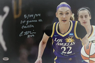 Cameron Brink Signed 8x12 Photo w/ Insc LA Sparks WNBA Leaf Authentics - Image 1 of 3