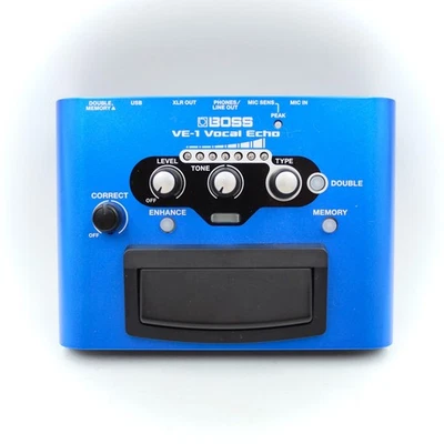 Processador de efeitos vocais unidade multiefeitos eco vocal BOSS VE-1 Z1F4471 - Imagem 1 de 4