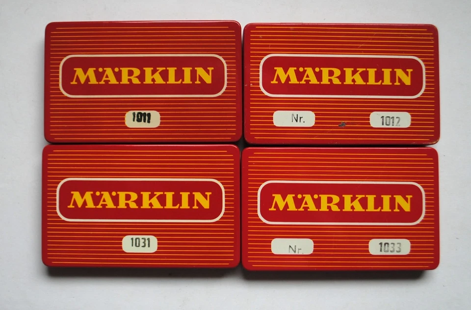 Vier Märklin Schraubendosen  der späten 1950er bis 1960er Jahre - Bild 1 von 3