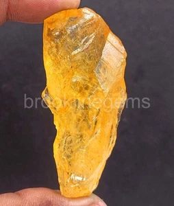 Piedra preciosa suelta áspera teñida de 153 quilates de zafiro amarillo natural certificado por EGL 5 ARZ - Imagen 1 de 9
