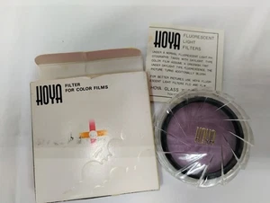 Vtg HOYA 49.0S FL-W Circular Filter Made In Japan - Picture 1 of 9