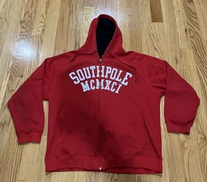 Sudadera con capucha vintage para hombre South Pole MCMXCI Y2K talla XXL 2XL - Imagen 1 de 4