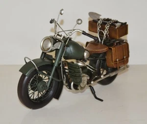 Motocicleta Metal Modelo Oldtimer Marca BMW R 75 Militar Moto 1943L 30CM - Imagen 1 de 4