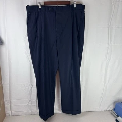 Pantalones de lana Brooks Brothers Golden Fleece Loro Piana Super 160s azules para hombre 40 x 29 Foto 1 de 4