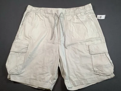 Pantalones Cortos Carga Old Navy Para Hombre Grandes Nuevos con Etiquetas Blanco Elastizados Cintura Caja R Foto 1 de 4